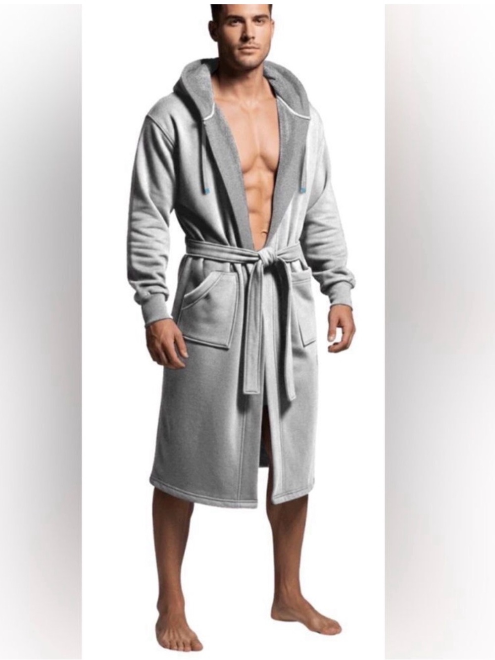 Dude Robe The Dude Robe Grey L/XL Terry Knit